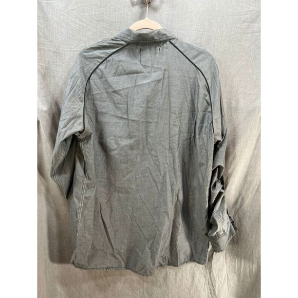 Jeans By Buffalo Button Up Shirt Adult Extra Large Gray Long Sleeve Casual Mens. - Picture 6 of 9